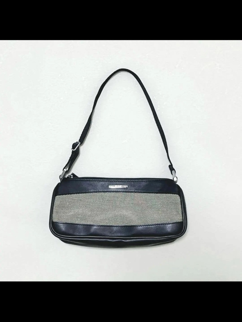 Gucci Black and Beige Shoulder Bag